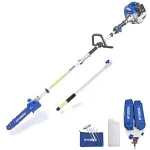 Hyundai 52cc Long Reach Petrol Pole Saw/Pruner/Chainsaw | HYPS5200X
