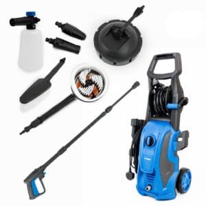 Hyundai 150Bar / 2175psi Electric Pressure Washer, 7.5L/min, 2000W Powerful Motor with Hose & Attachments