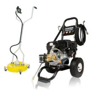Hyundai 3100psi Petrol Pressure Washer  & 18" Rotary Flat Surface CleanerHYW3100P2+85.403.005