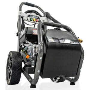 Hyundai 3400psi / 234 bar 209cc Petrol Pressure Washer, 9L/min, 10m Hose & Detergent Tank