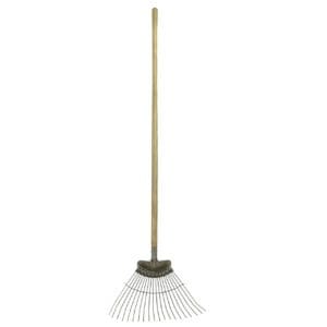 JCB Heritage Lawn Rake 20 Teeth, 520mm Carbon Steel and Ash Handle