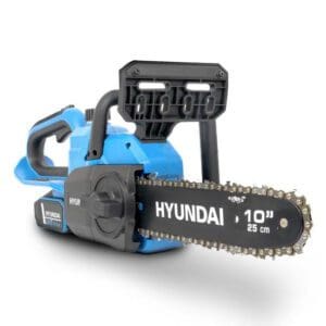 Hyundai 10'' 25cm Cordless Chainsaw 20V Li-Ion 4Ah Battery and Charger